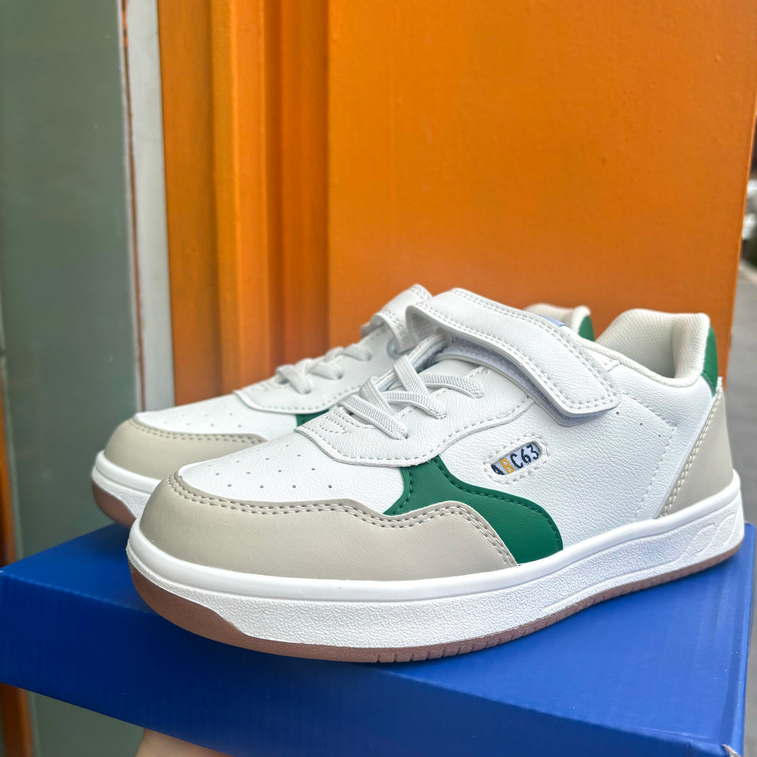 B&B - Sneakers bianco/verde