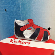 Carica l&#39;immagine nel visualizzatore di Gallery, Kickers - Semiaperto blu e rosso
