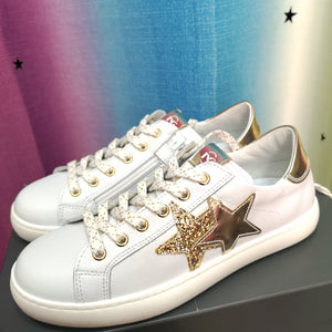Nero giardini - Sneakers bianco/ oro