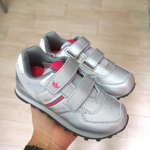 Madigan - Sneakers argento velcro