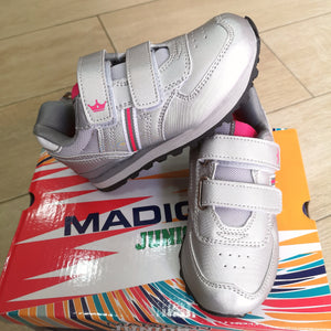 Madigan - Sneakers argento velcro