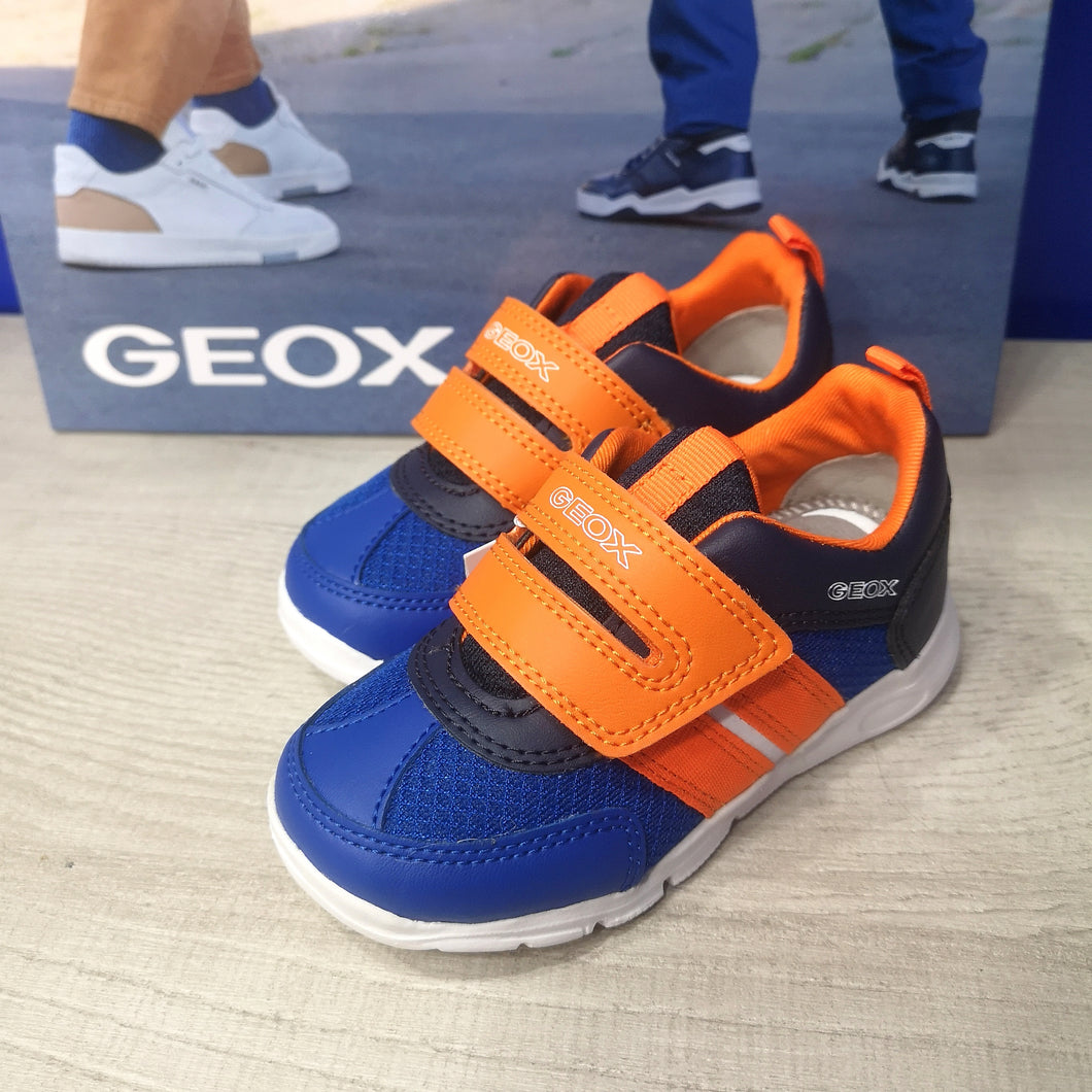 Geox - Scarpa sportiva royal/arancione