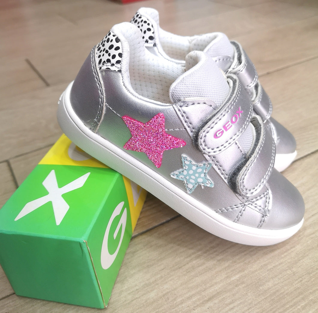 Geox - Sneakers argento stelle