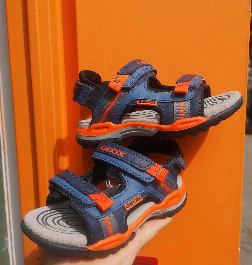 Geox - Sandalo blu/arancione