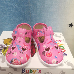 Buby's - Pantofola Due occhi fiorellini